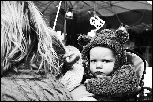 Angry baby./ Photo Andy Matthews